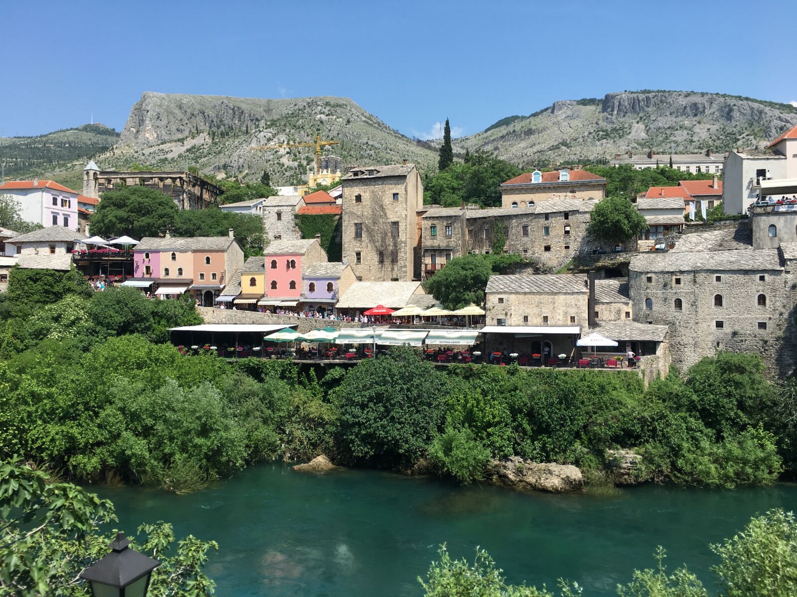 Apple iPhone 6s sample photo. Mostar, river, bosnia photography