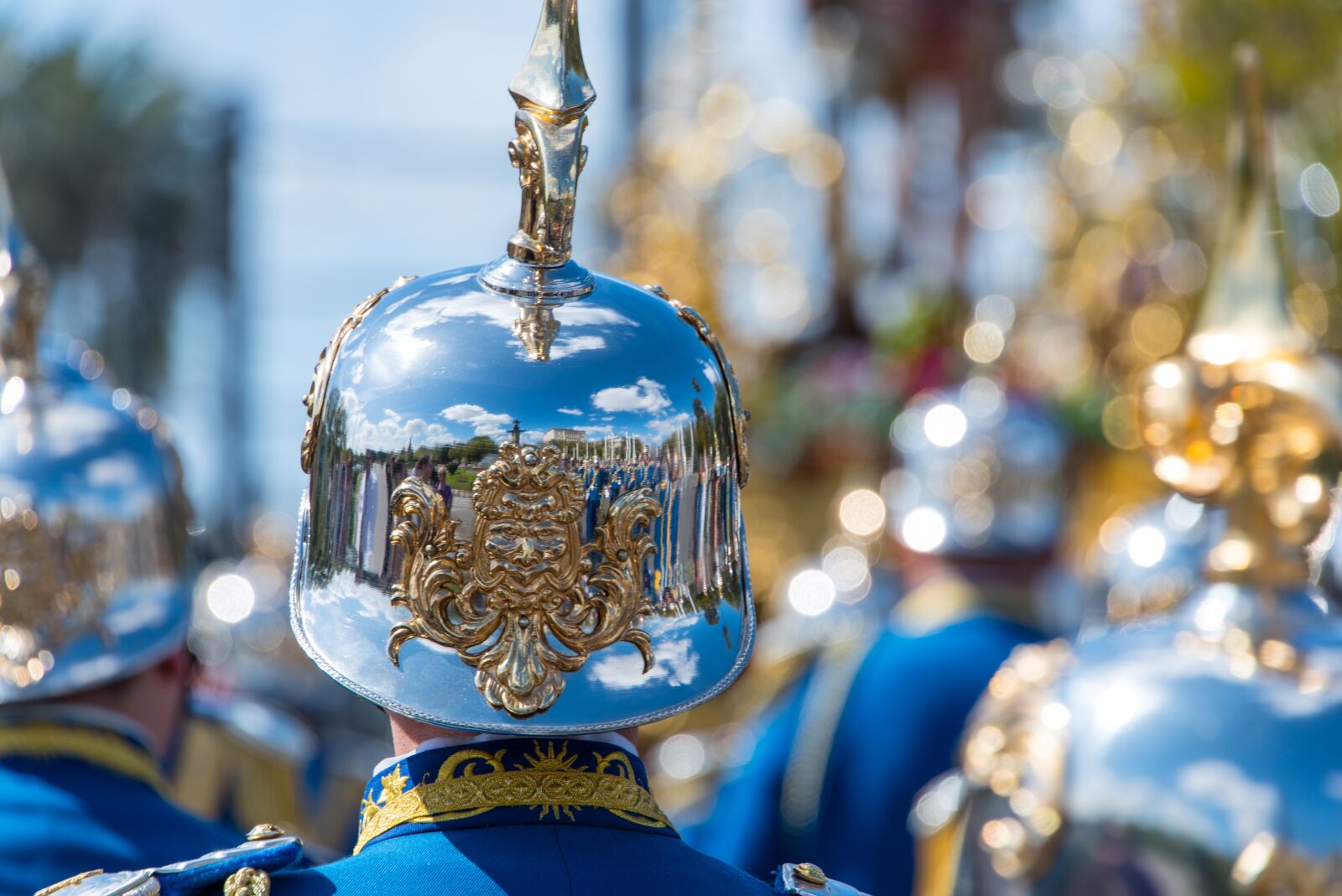 Nikon D800 sample photo. Helmet, parade, easter photography