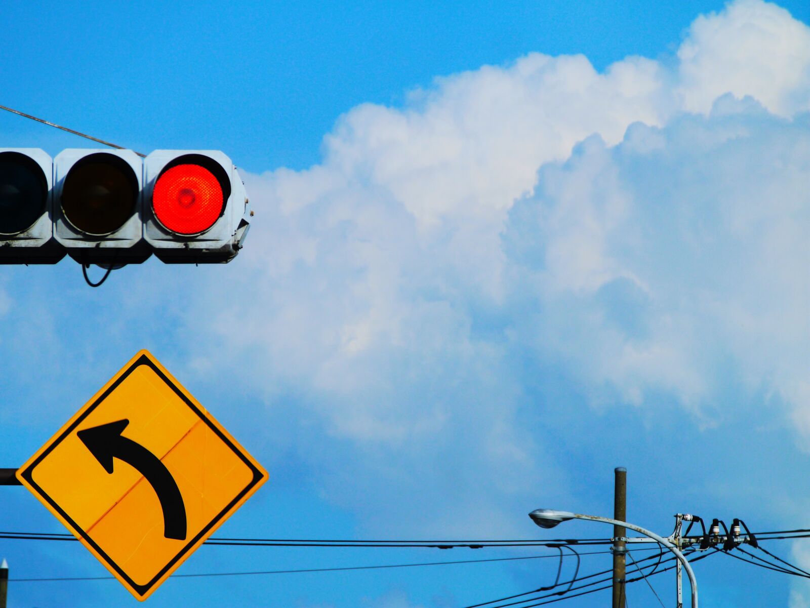 Panasonic Lumix DMC-GX1 sample photo. Red light, traffic signs photography