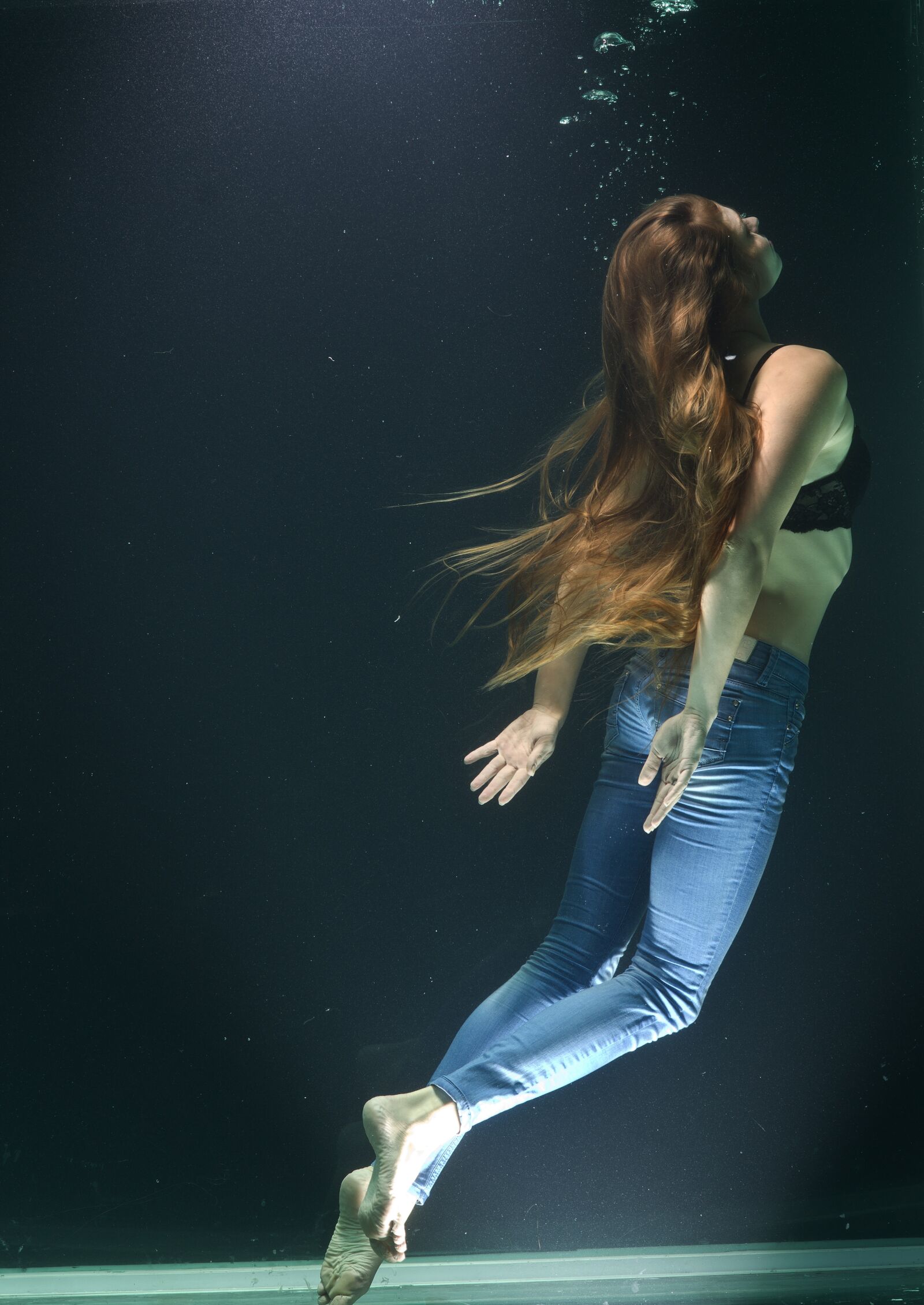 Sony Alpha DSLR-A850 sample photo. Model, woman, water photography
