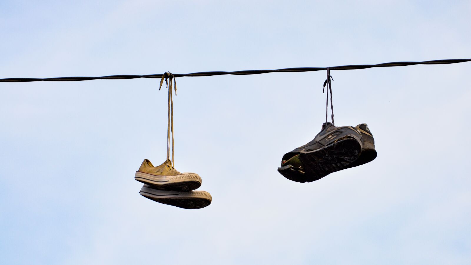 Nikon D3200 sample photo. Shoes, suspended, decoration photography