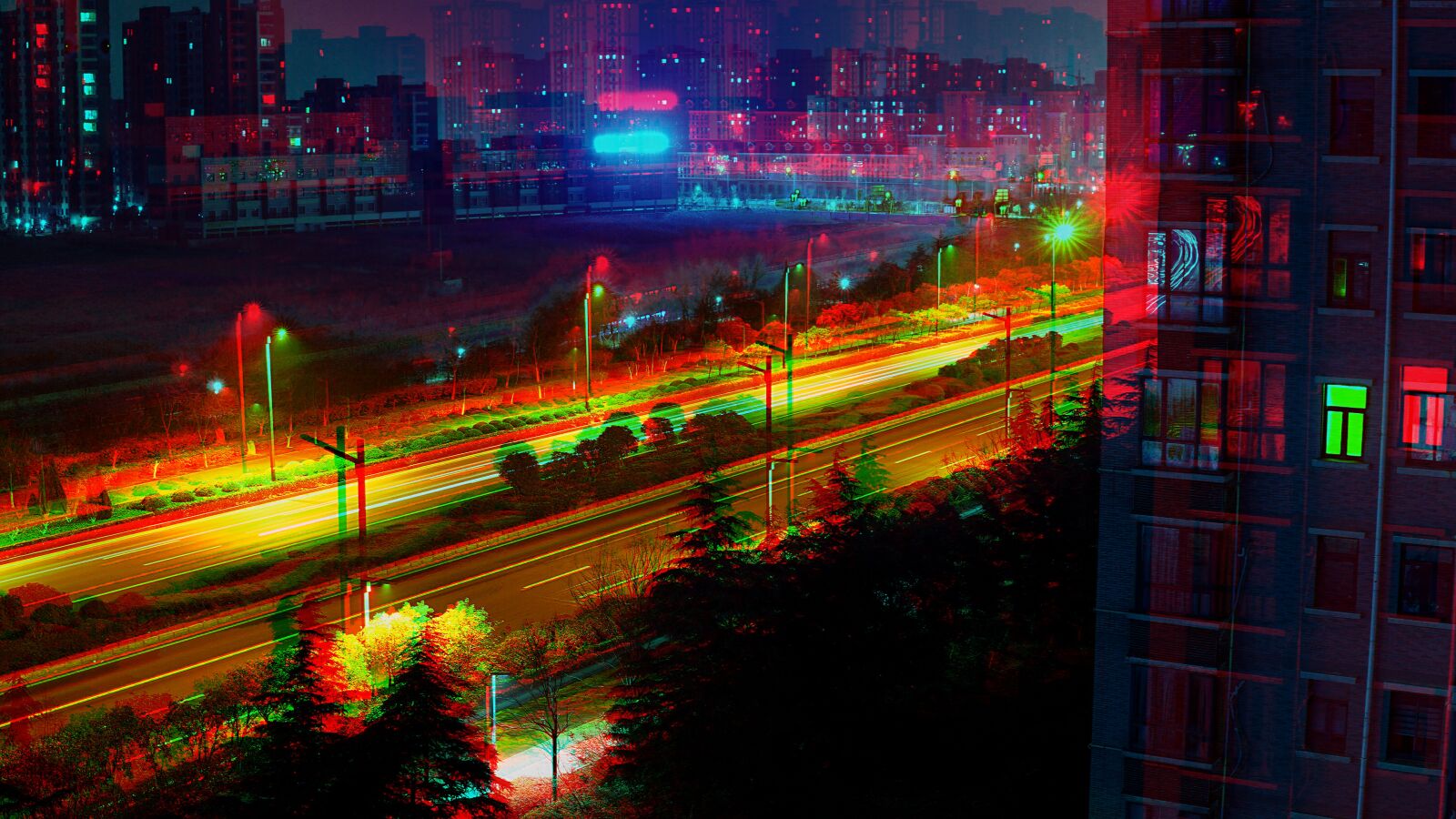 30mm F1.4 DC DN | Contemporary 016 sample photo. Night view, blur, city photography