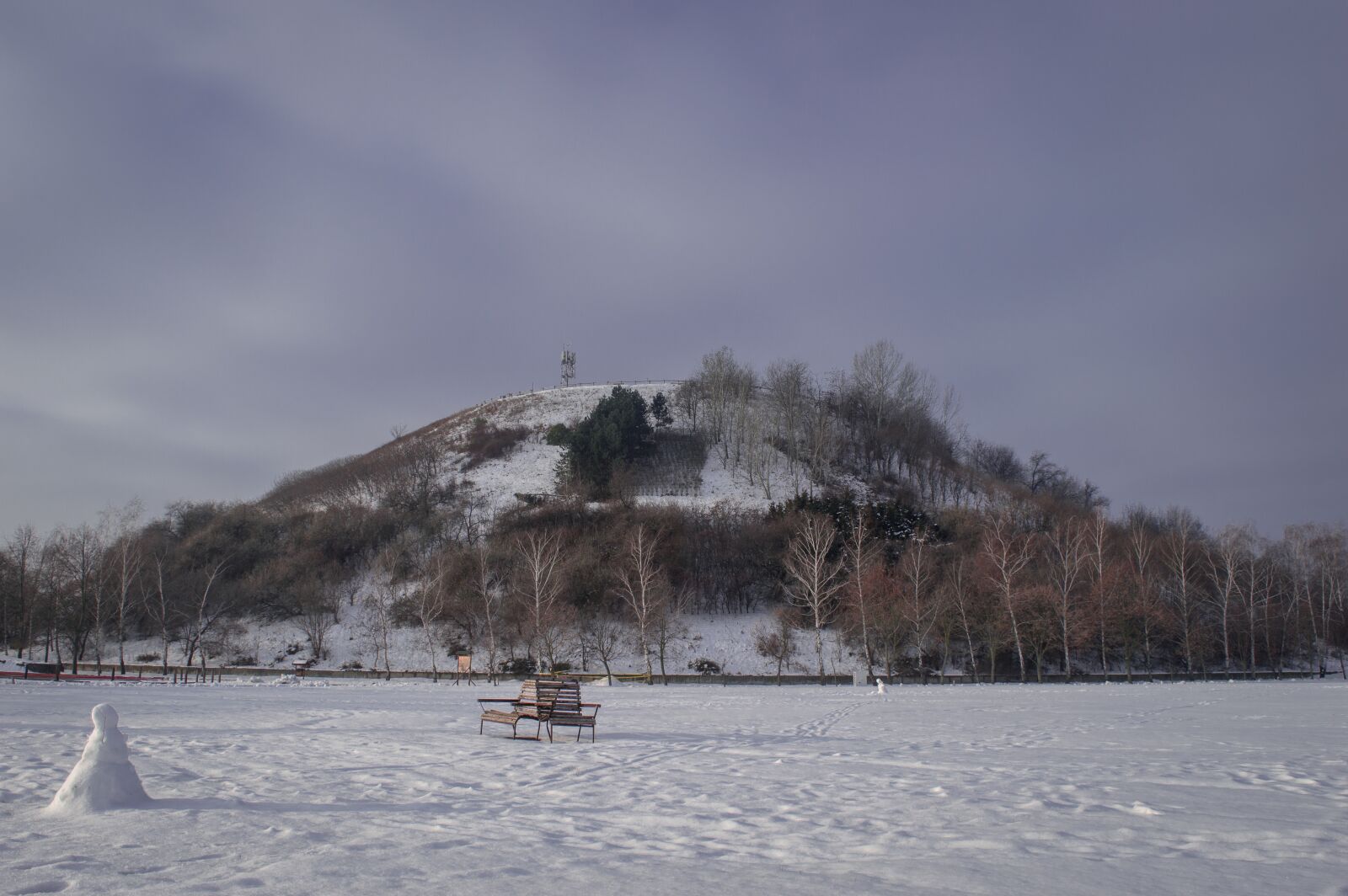 Nikon D3200 sample photo. Winter, hill, landscape photography