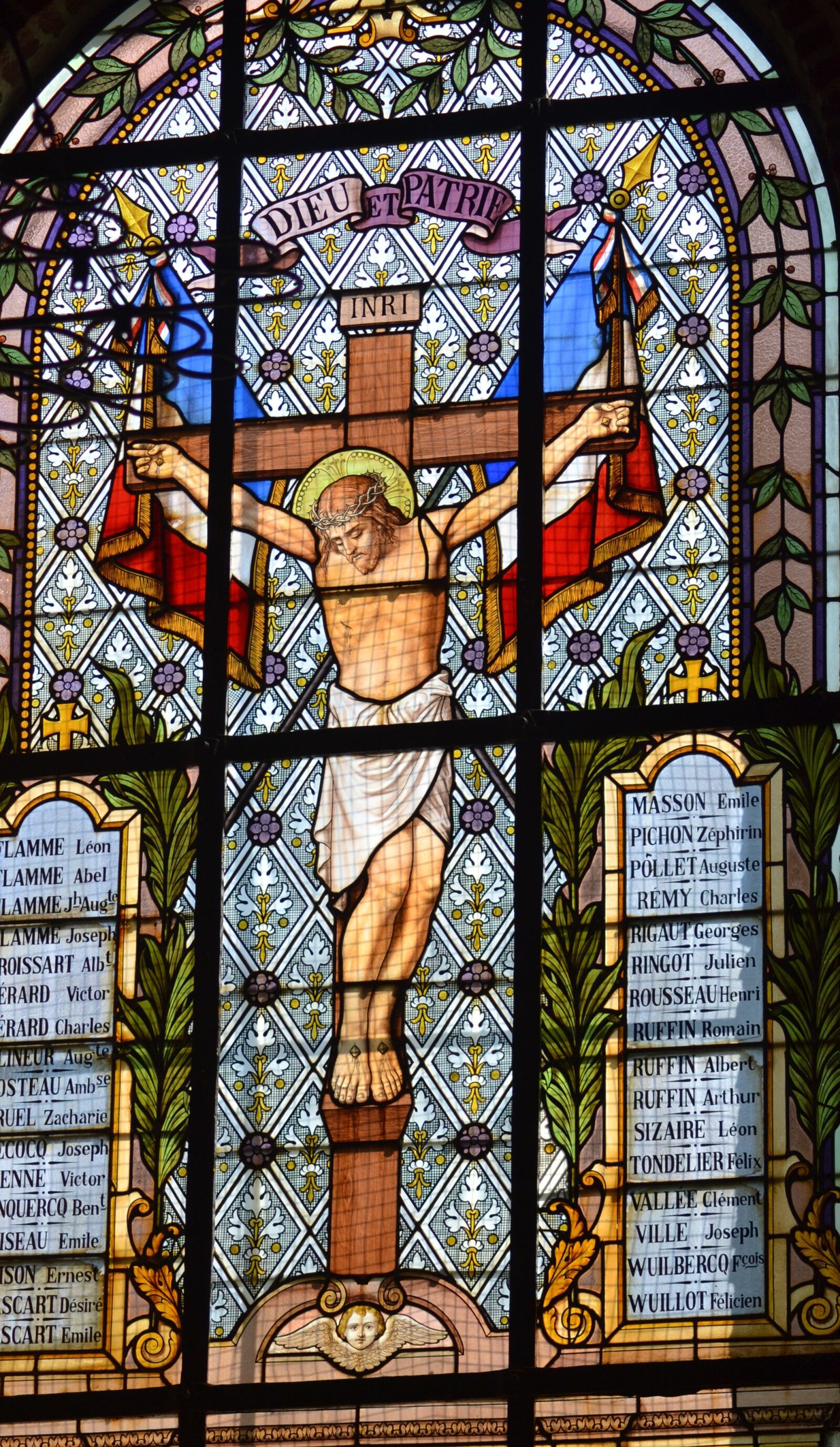 Nikon D3100 sample photo. Stained glass, window, church photography