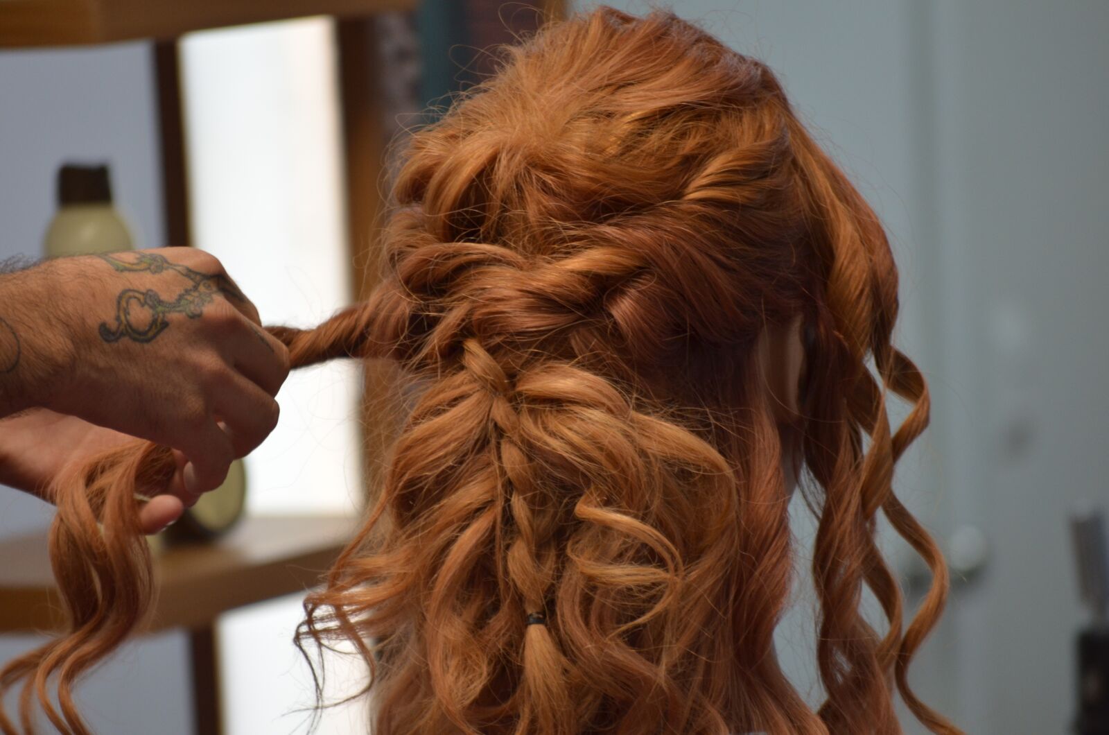 Nikon D5100 sample photo. Hairstyle, braid, hair photography
