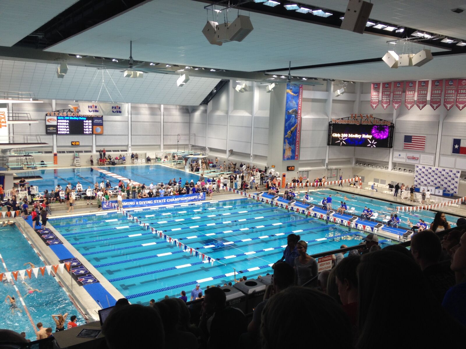 iPhone 4S back camera 4.28mm f/2.4 sample photo. Natatorium, swim, pool photography