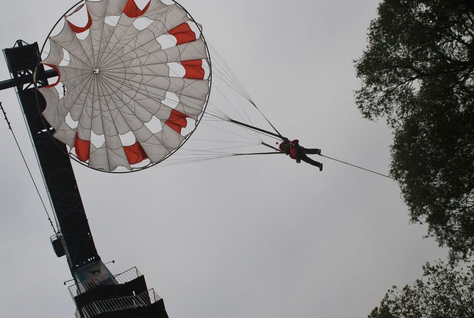 Nikon D60 sample photo. Parachute, extreme, air photography