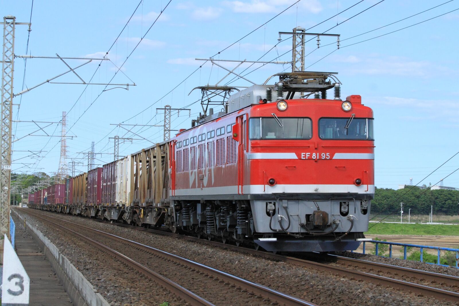 Canon EOS 500D (EOS Rebel T1i / EOS Kiss X3) sample photo. Locomotive, ef81, joban line photography