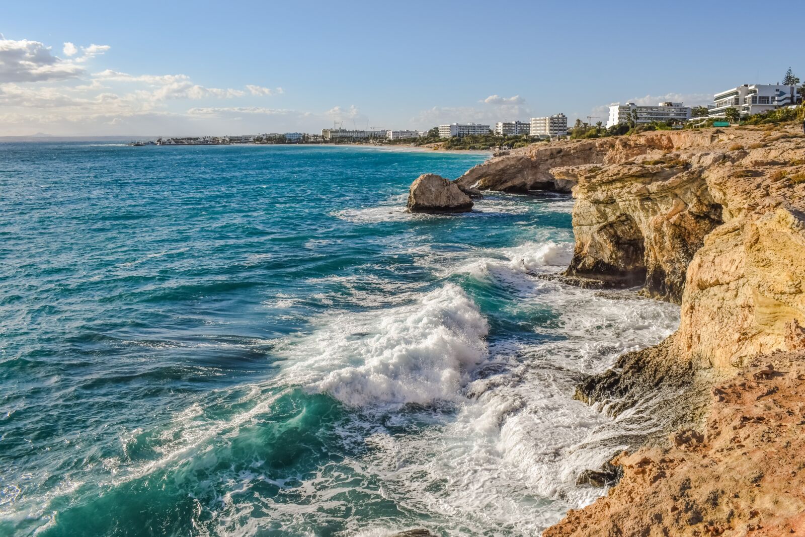 Nikon D3300 sample photo. Cyprus, ayia napa, coastline photography