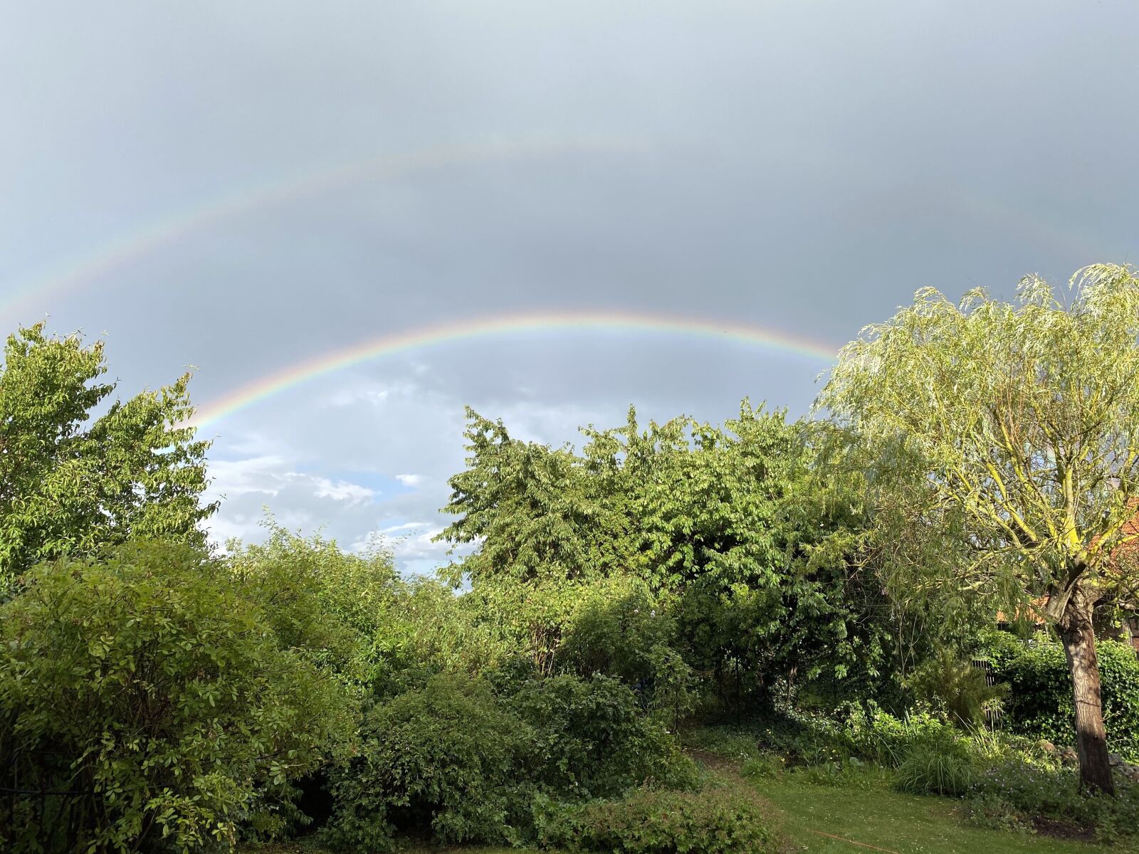 Apple iPhone 11 sample photo. Rainbow, natural phenomenon, double photography