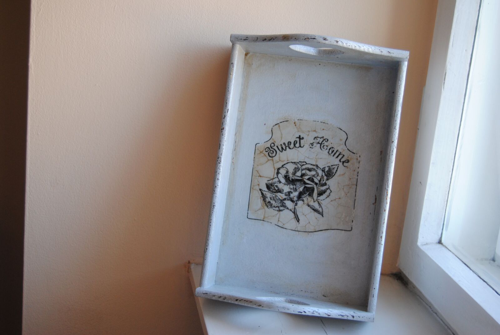Nikon D3000 sample photo. Tray, morning, wooden tray photography