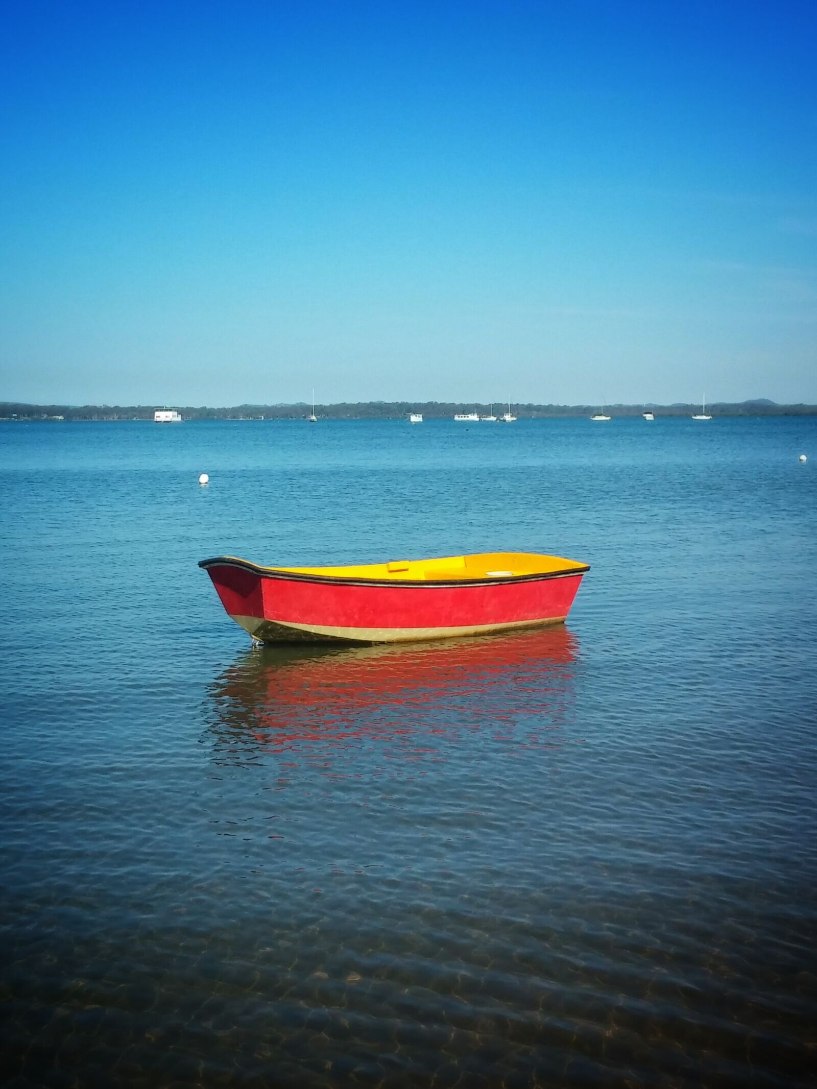 LG D80 sample photo. Boat, boating, red photography
