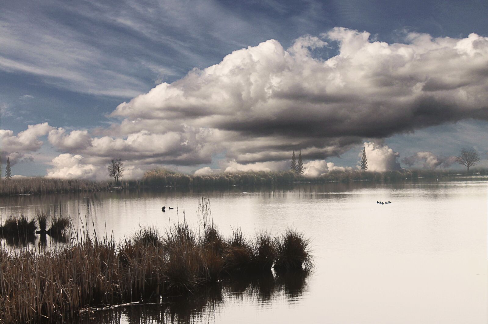 Canon EOS 1100D (EOS Rebel T3 / EOS Kiss X50) sample photo. Lake, clouds, water photography