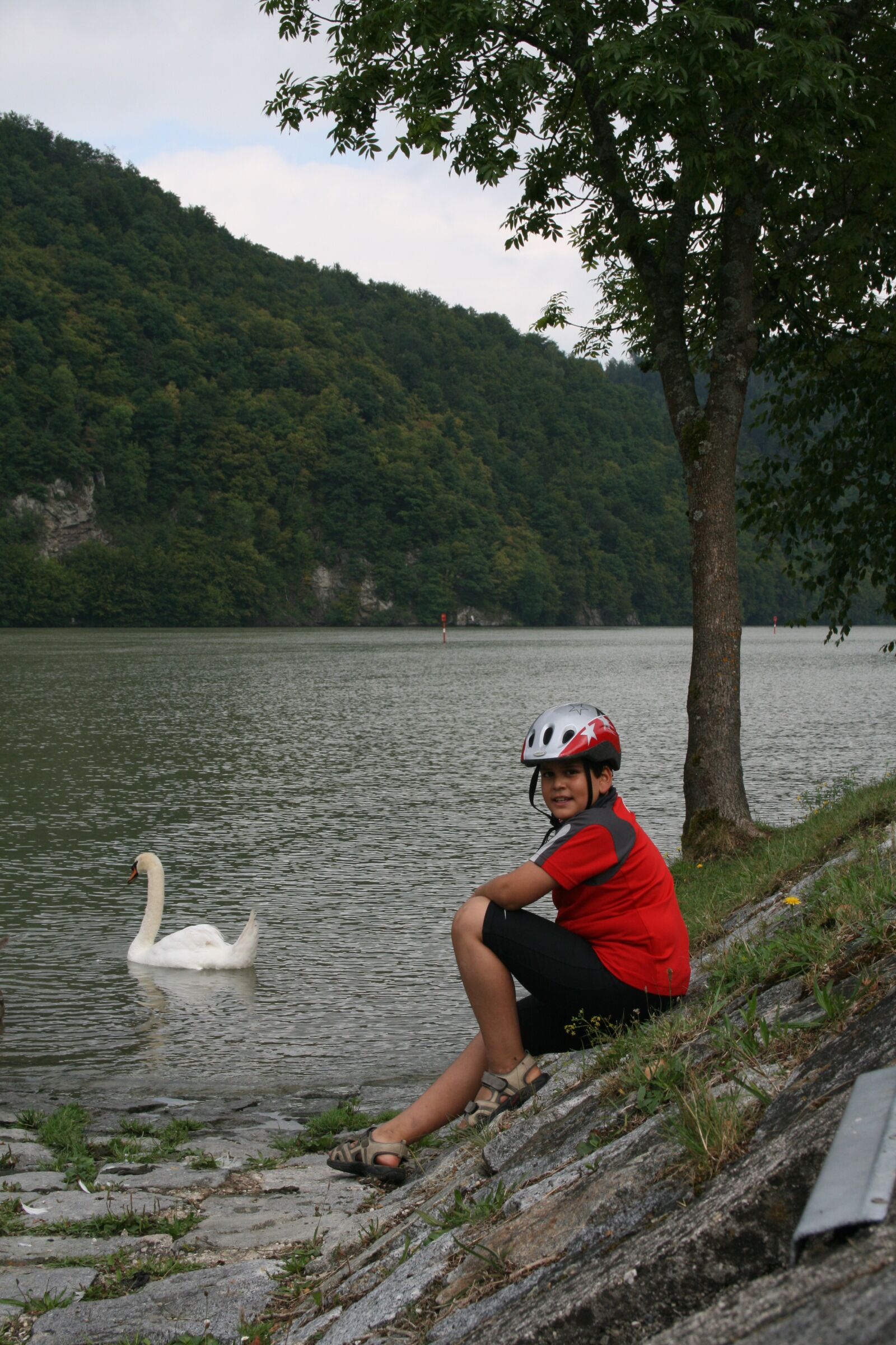 Canon EOS 400D (EOS Digital Rebel XTi / EOS Kiss Digital X) sample photo. Danubio, bicicletta, tour photography