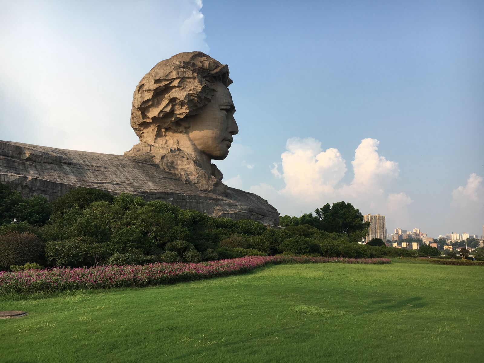 Apple iPhone 6s sample photo. Views, orange island, statue photography