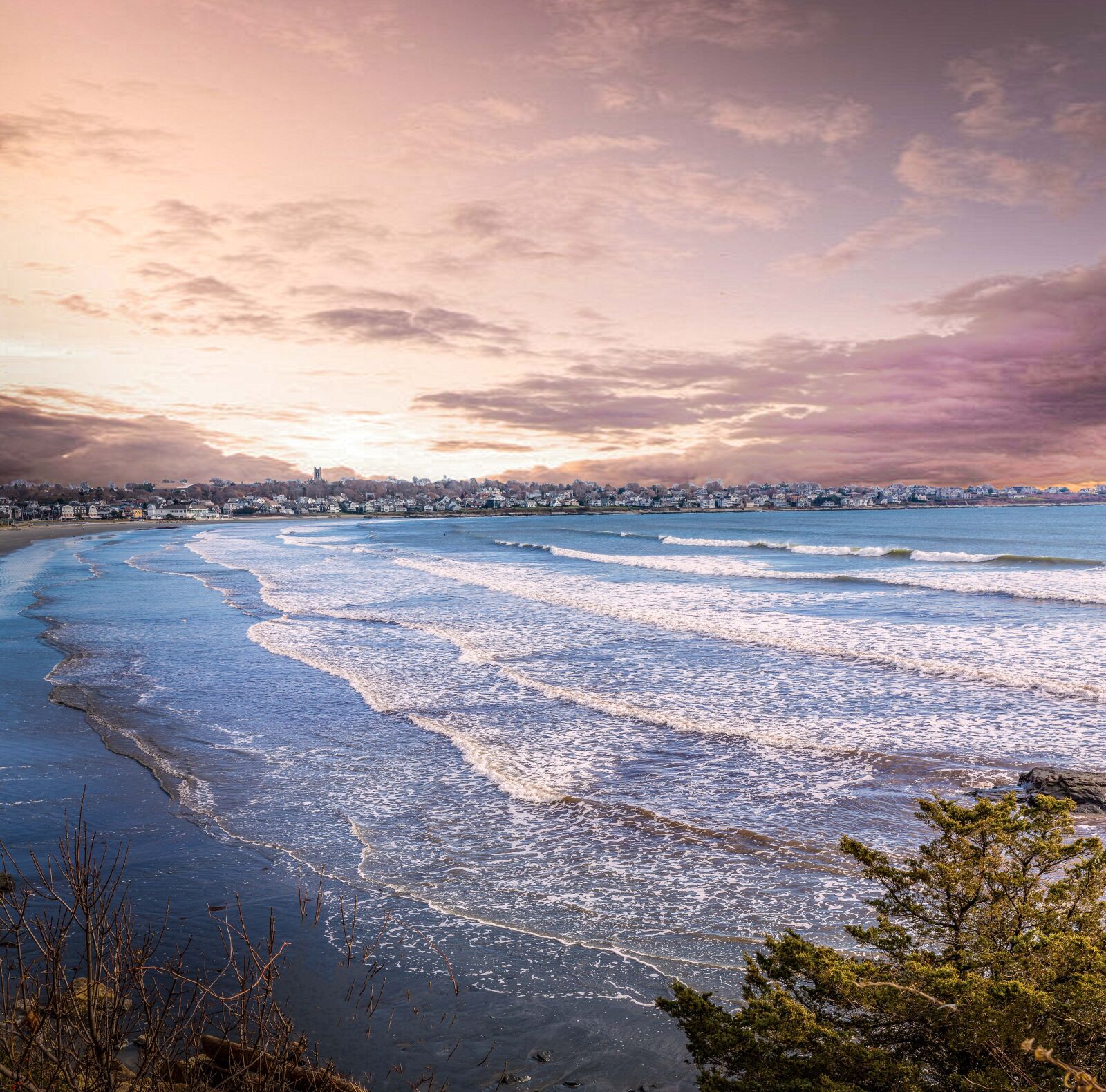 Canon EF 24-70mm F2.8L II USM sample photo. Ocean, rhode island, newport photography