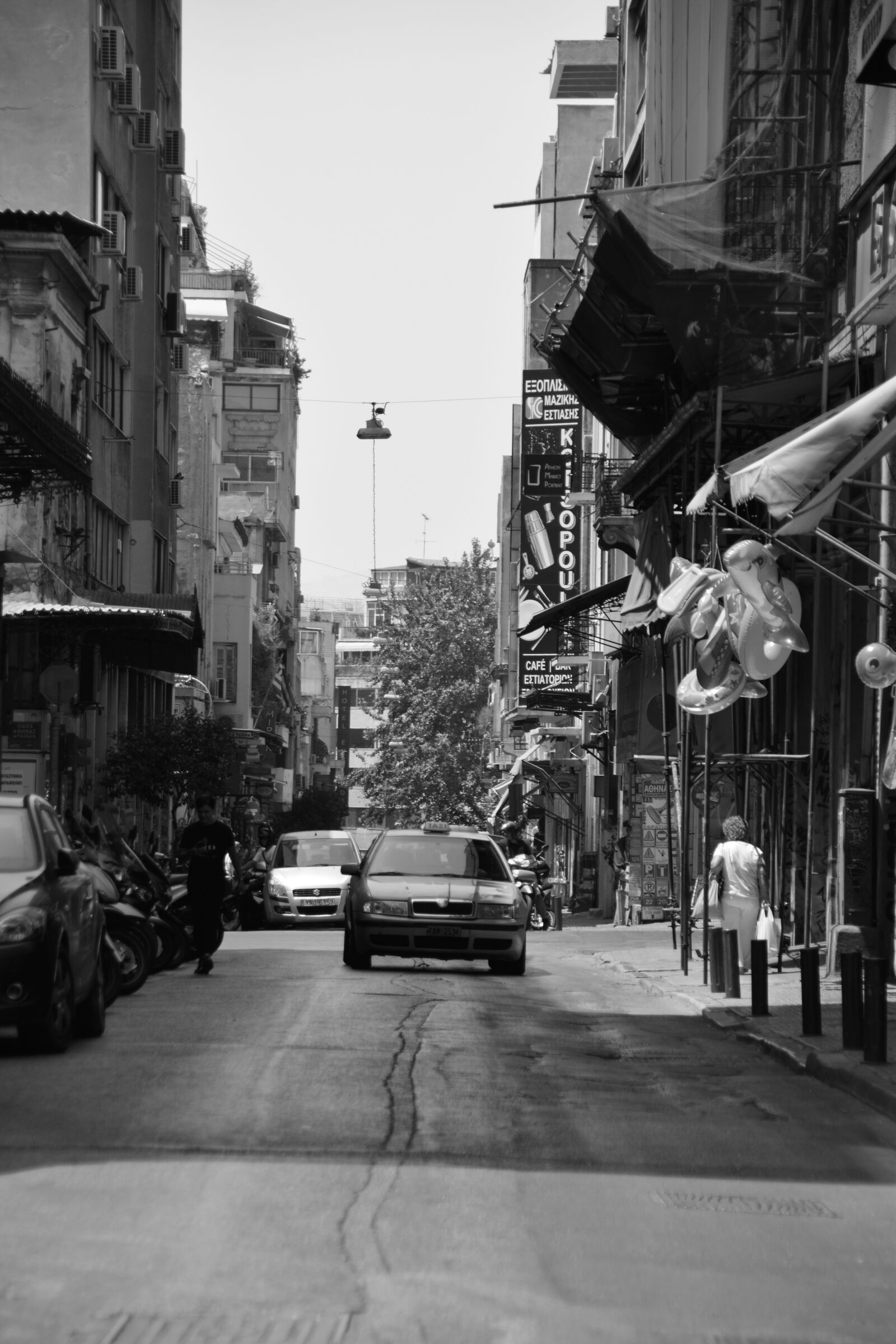 Nikon D5300 sample photo. Athens, taxi, auto photography