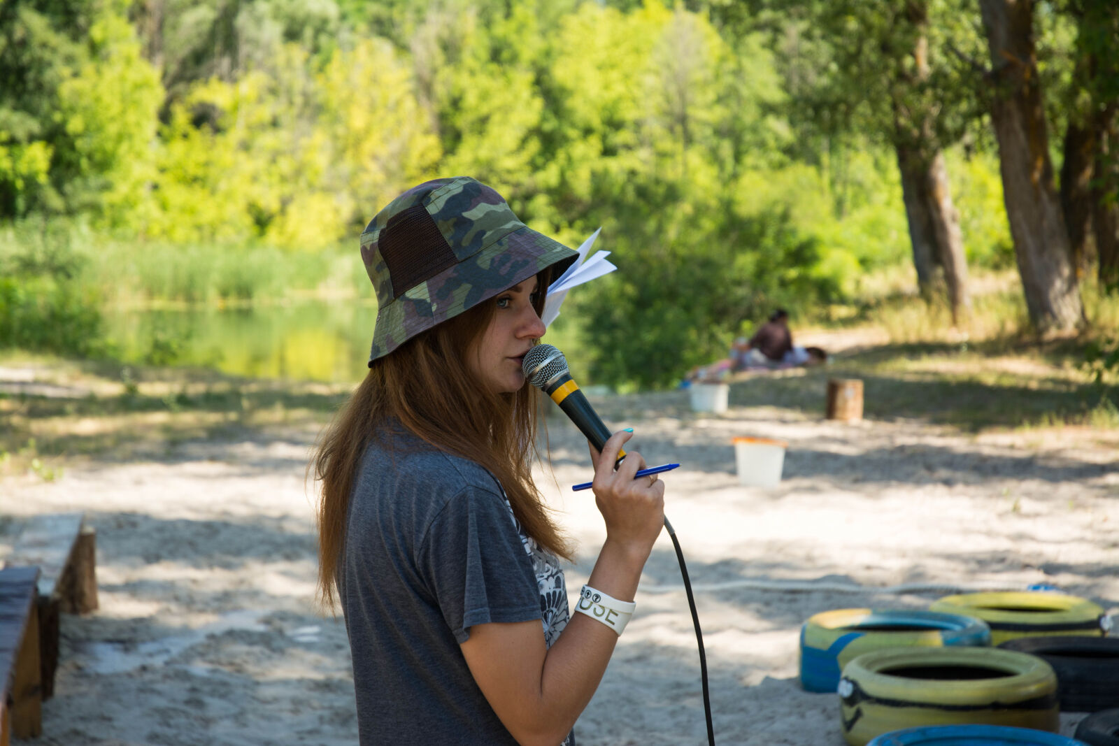 Nikon D7100 sample photo. Camp, dip, forest, pine photography