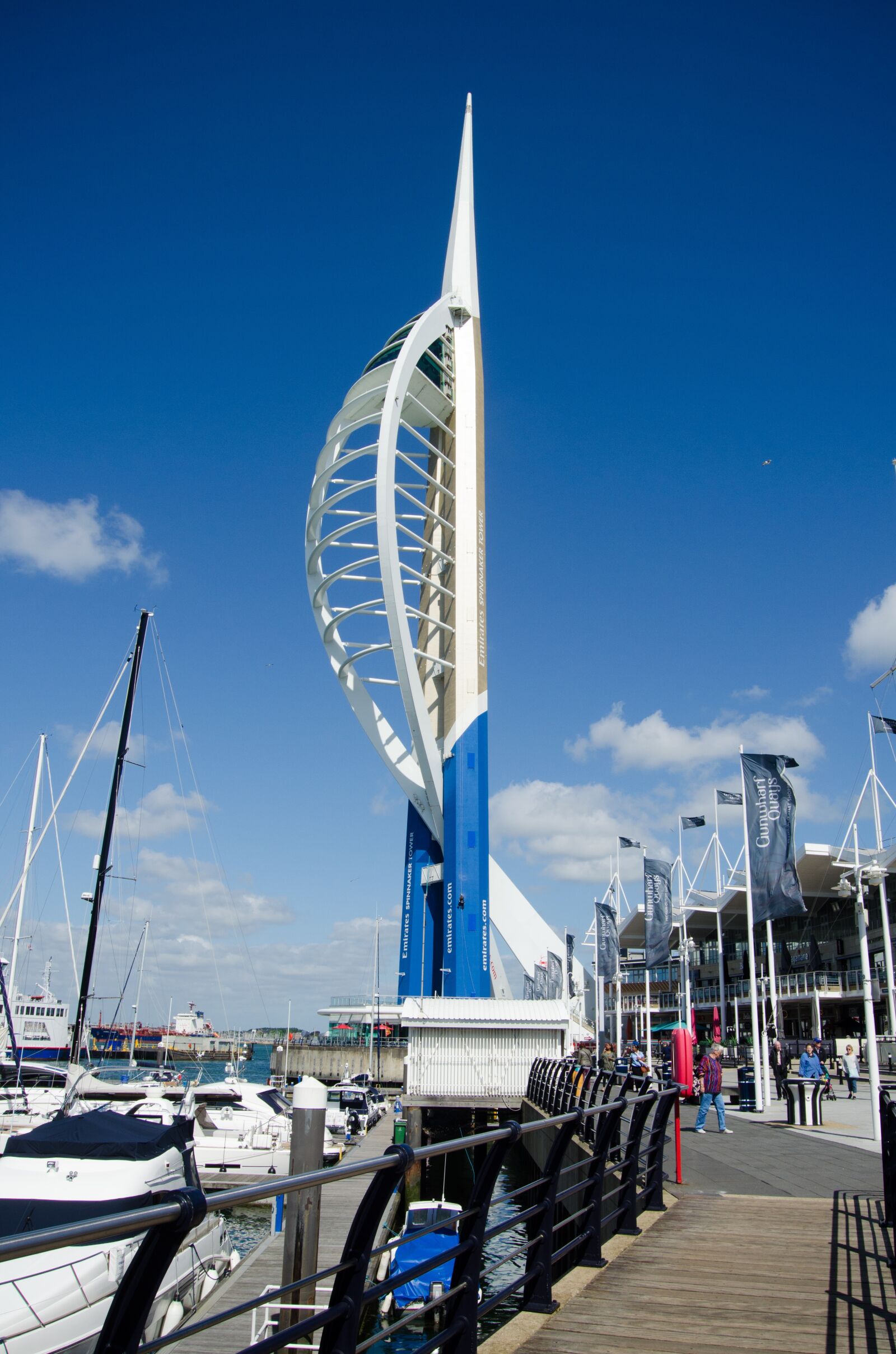 Nikon D5100 sample photo. Portsmouth, spinnaker tower, landmark photography
