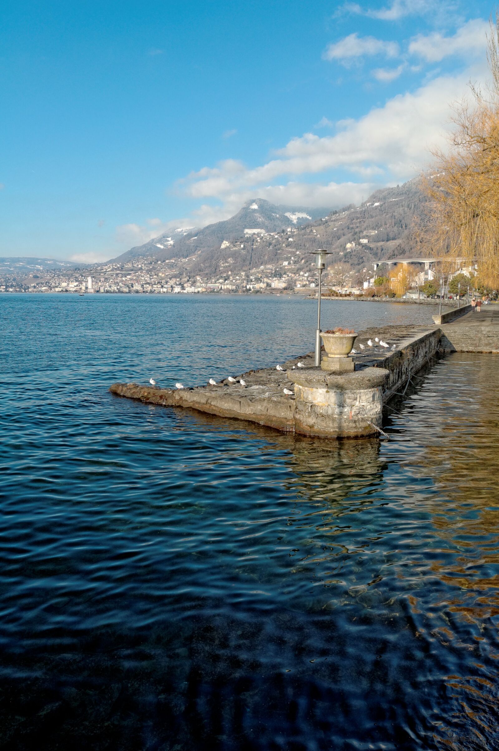 Nikon D50 sample photo. Villeneuve, geneva, lake photography