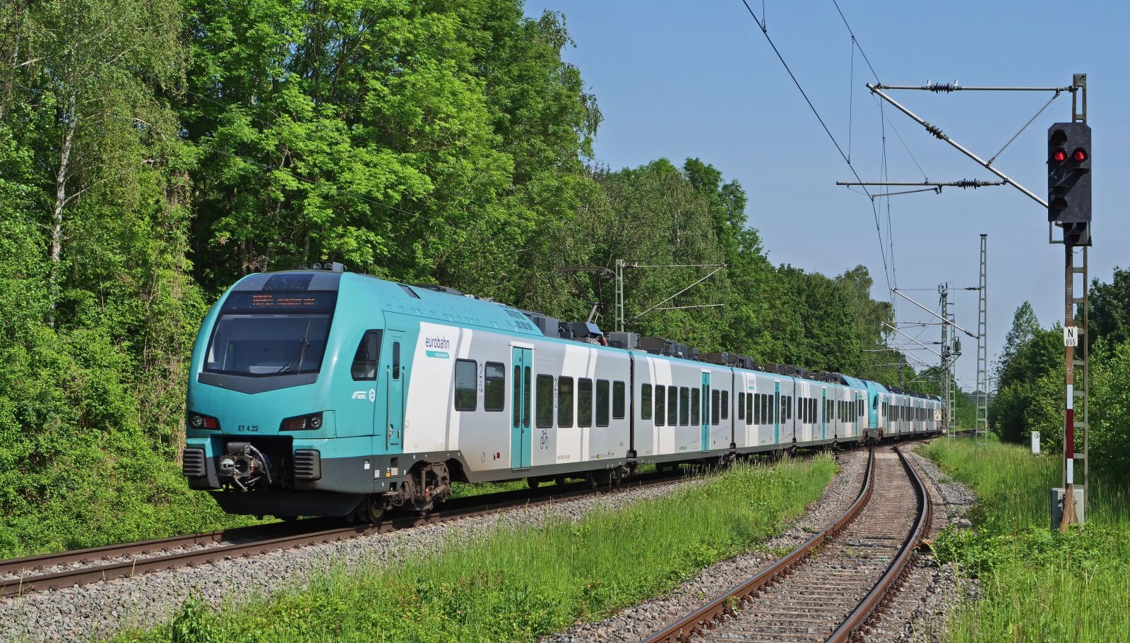 Panasonic Lumix DC-G9 sample photo. Euro rail, electrical multiple photography