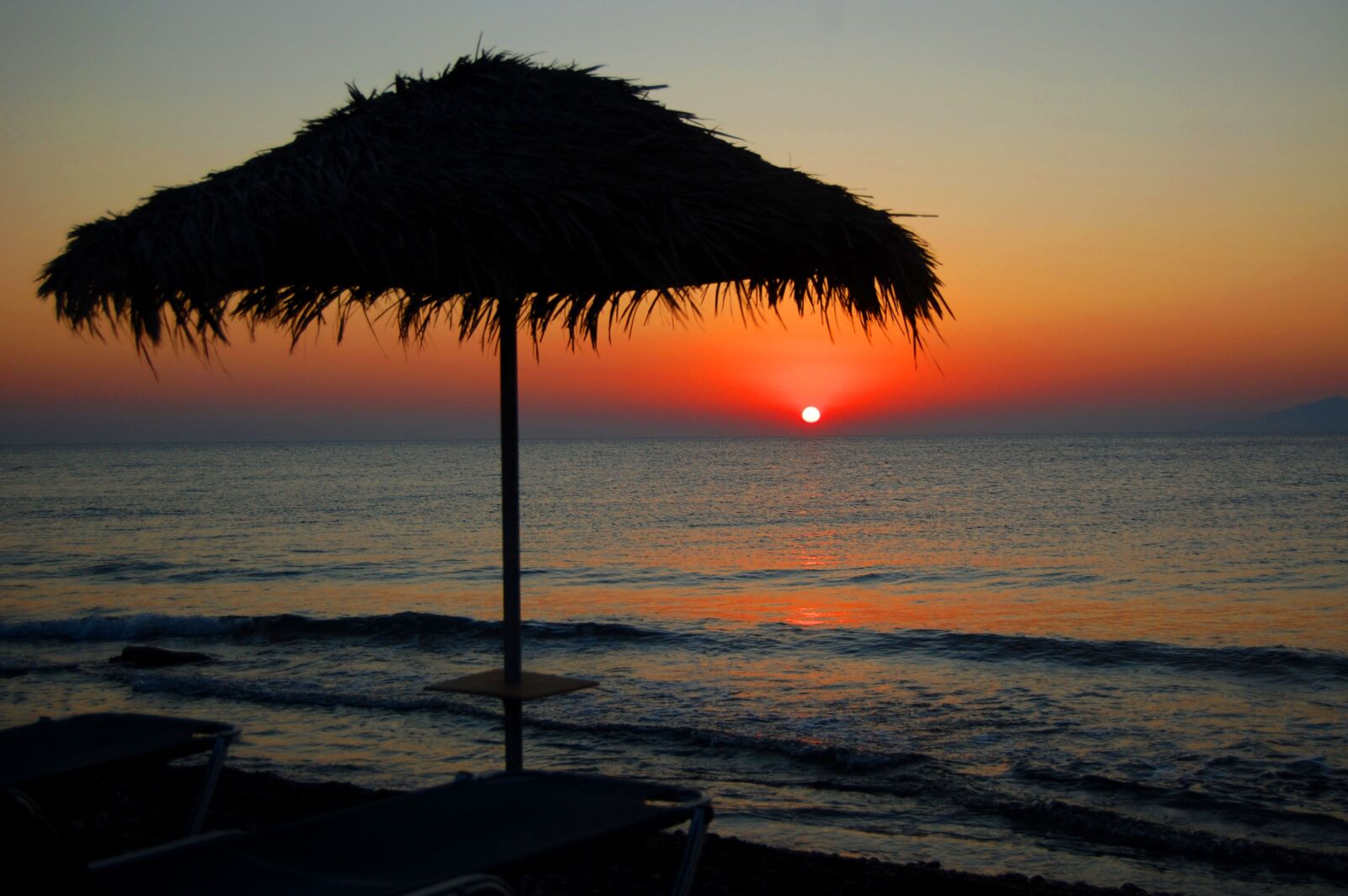 Nikon D40 sample photo. Sunset, solar, beach photography