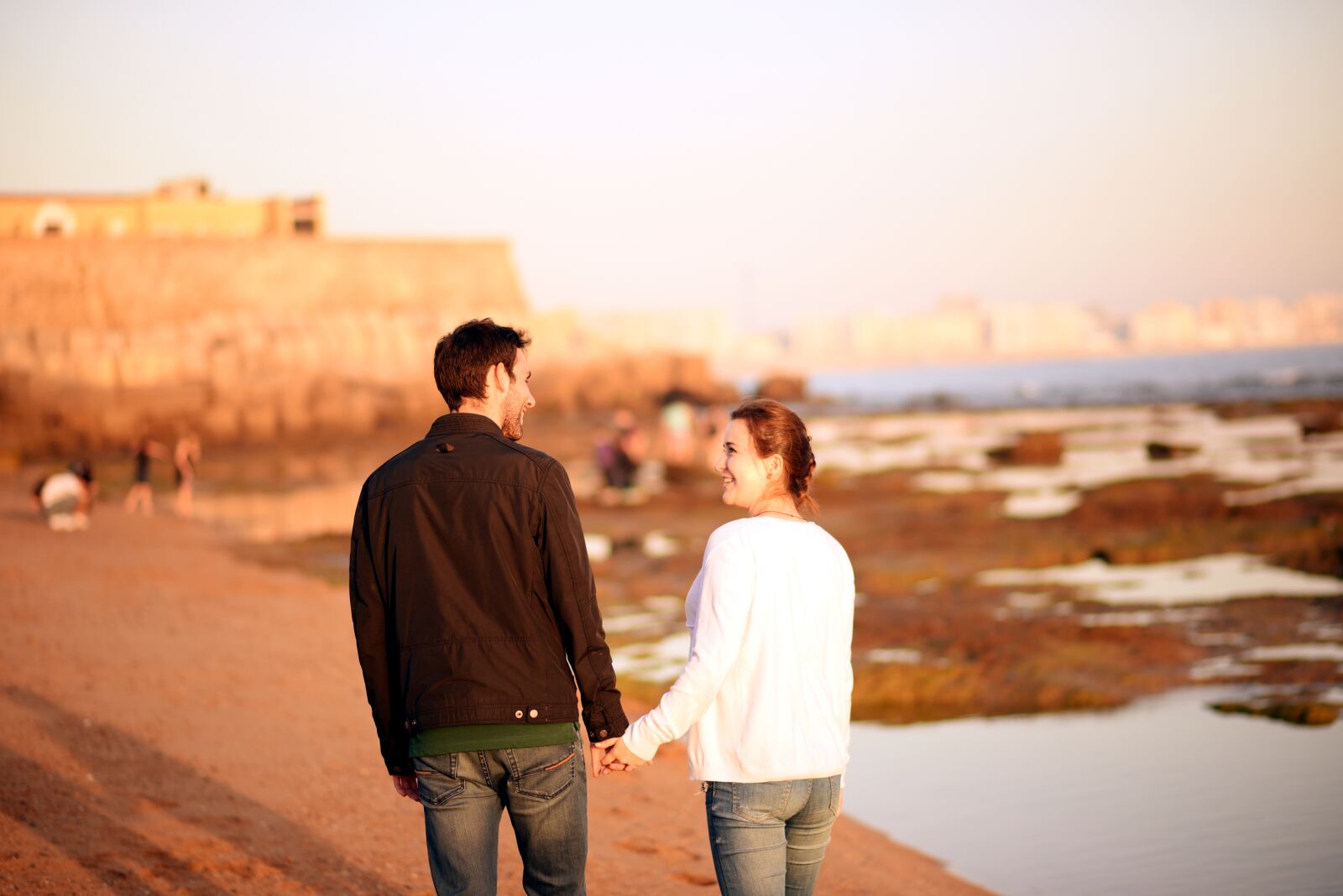 Nikon D750 sample photo. Couple, beach, nature photography