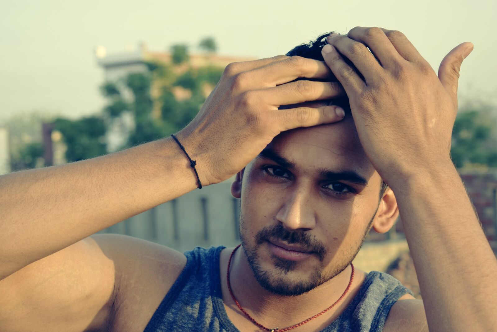 Nikon D3300 sample photo. Head pose, style, fitness photography