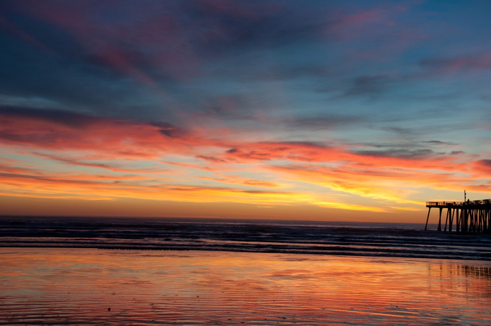 Nikon D90 sample photo. Pismo, beach, sunset photography