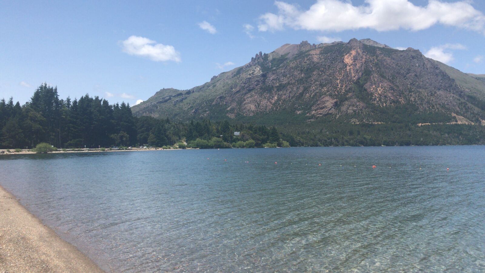 iPhone 7 back camera 3.99mm f/1.8 sample photo. Mountain, lake, sky photography