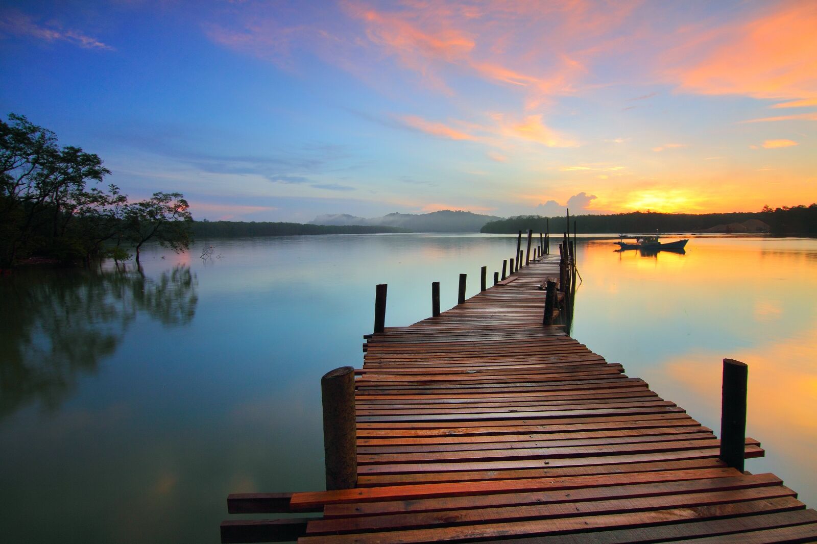 Canon EOS 50D sample photo. Sunrise, jetty, pier photography