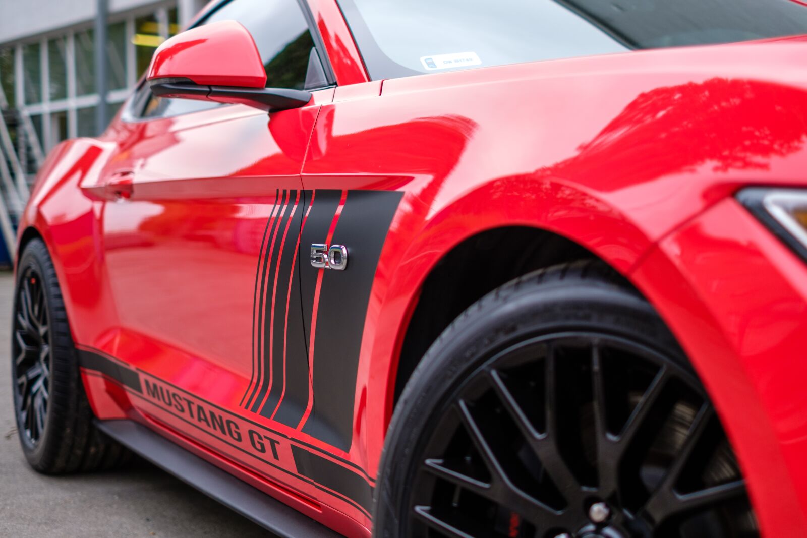 Fujifilm X-T2 + Fujifilm XF 35mm F1.4 R sample photo. Mustang, gt, red photography