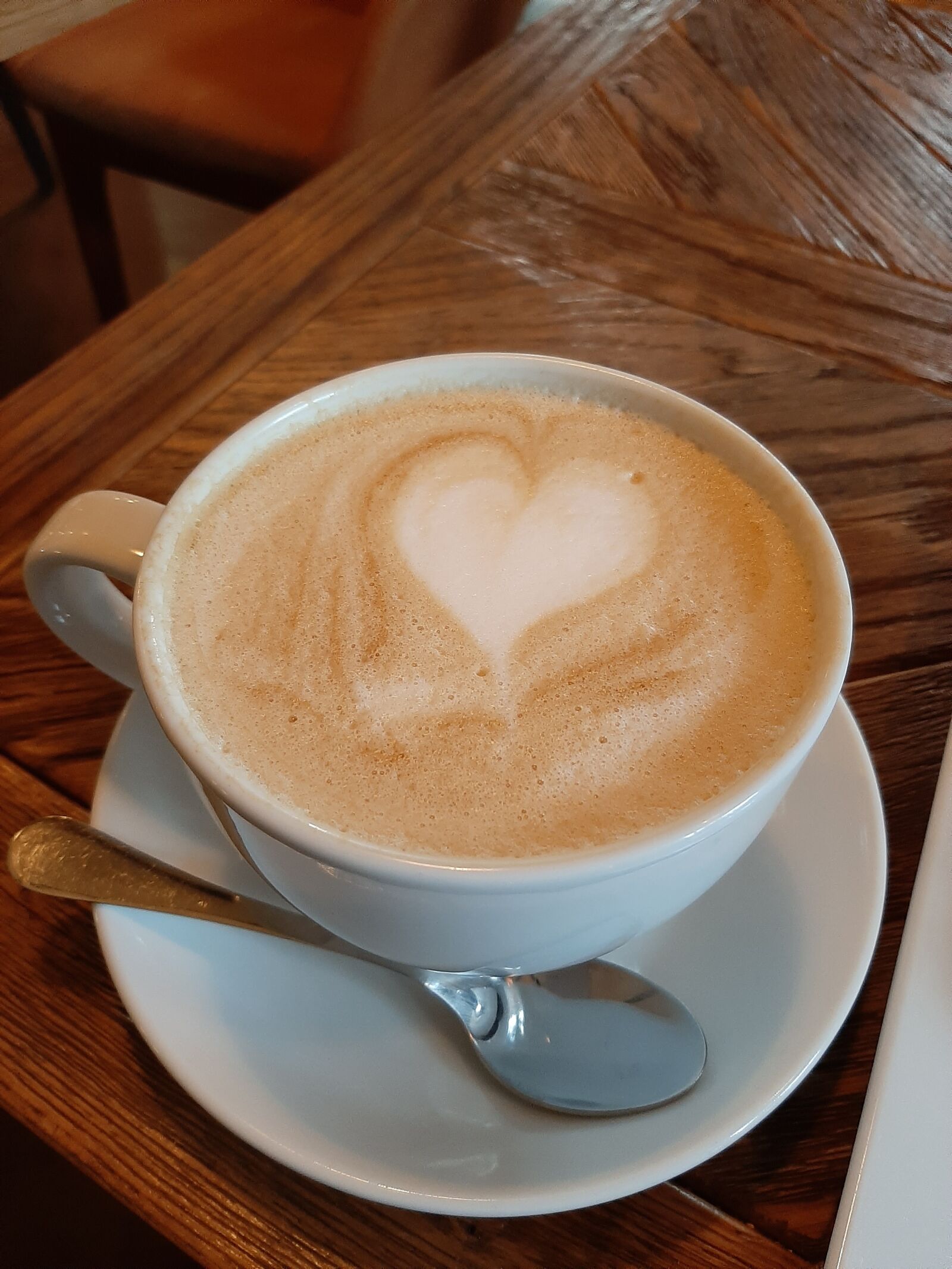 Samsung Galaxy A50 sample photo. Capuchino, drink, heart photography