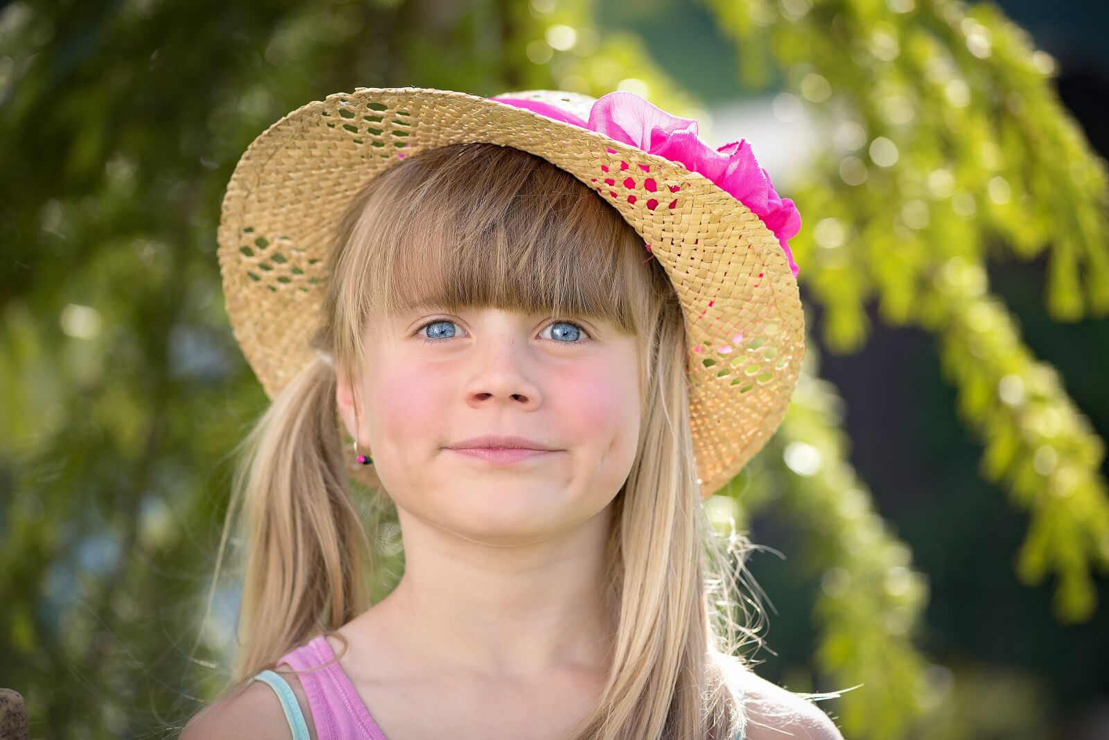 Nikon D750 sample photo. Child, girl, hat photography