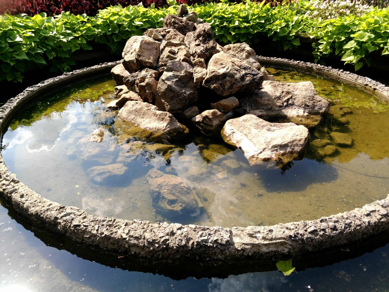 Lenovo S60-A sample photo. Fountain, garden, nature, garden photography