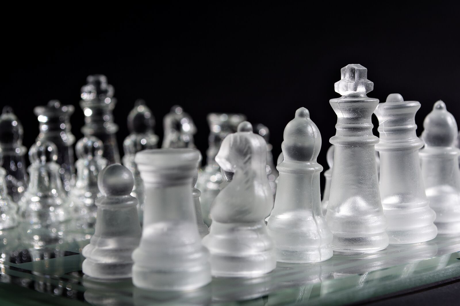 Nikon D7100 sample photo. Chess, glass, board photography