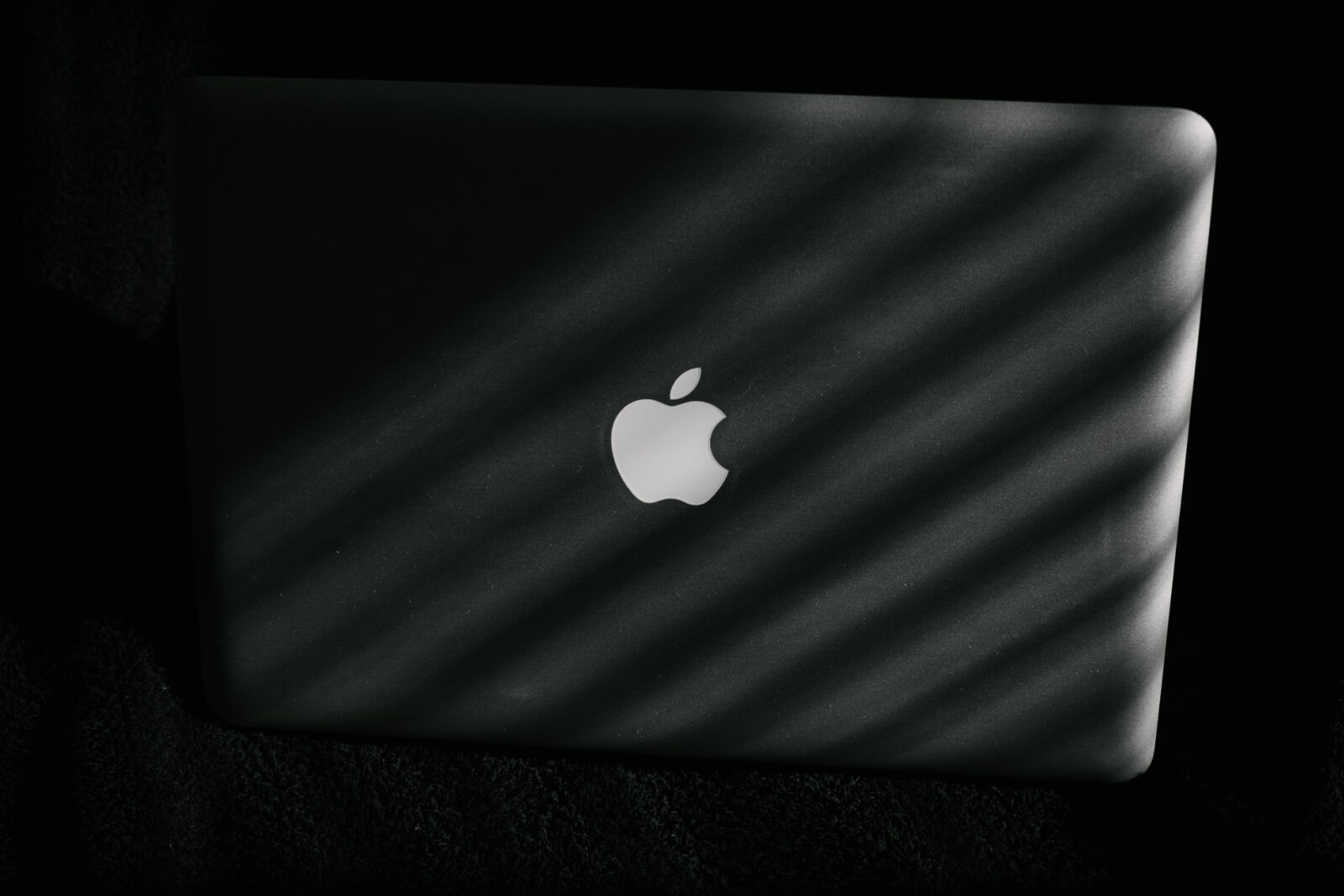 Canon EOS 5D Mark II sample photo. Apple, black, and, white photography