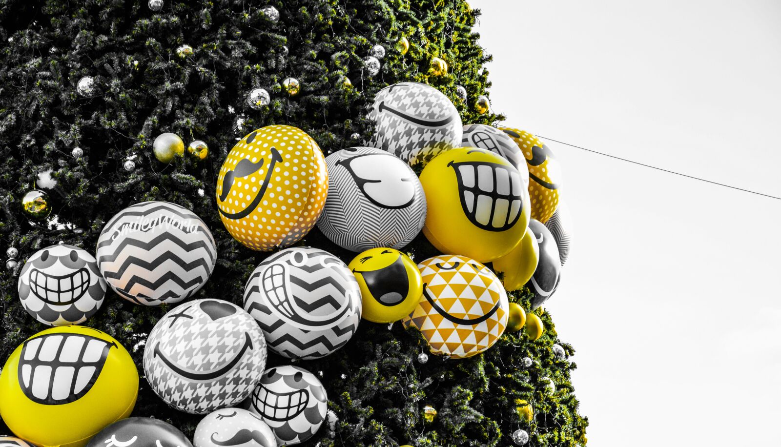 Nikon D5200 sample photo. Tree, balloon, decoration photography