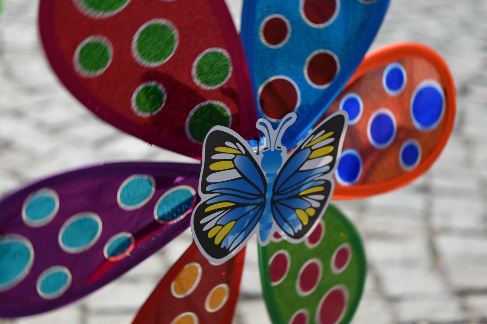 Nikon D5500 sample photo. Toy, wind turbine, pattern photography