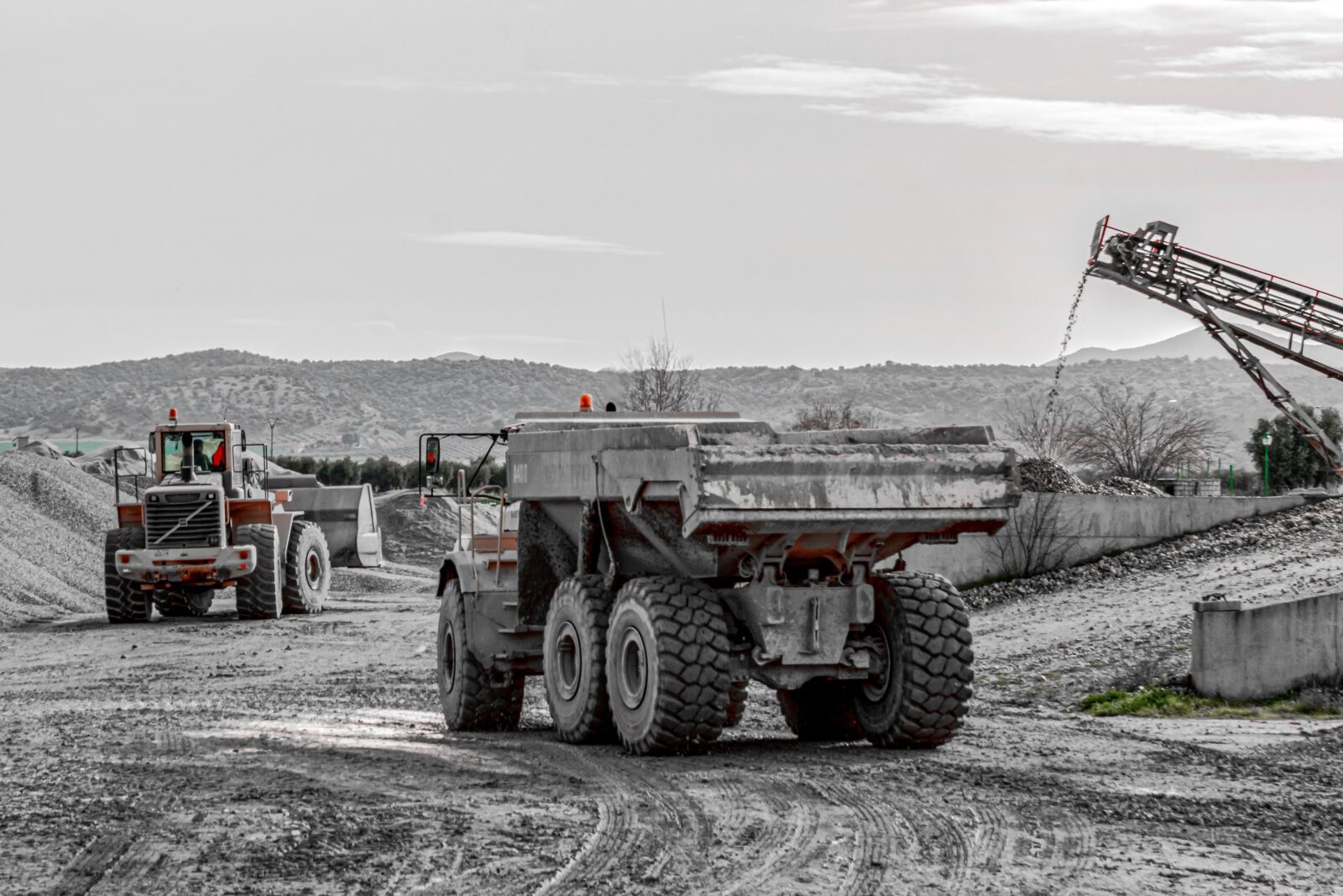 Nikon D7100 sample photo. Machines, volvo, work photography