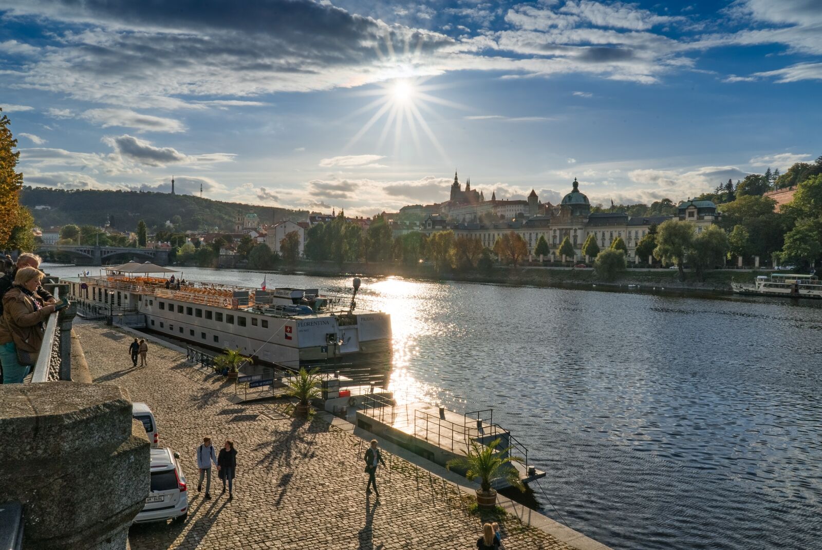 Sony a7S sample photo. Prague, sun, architecture photography