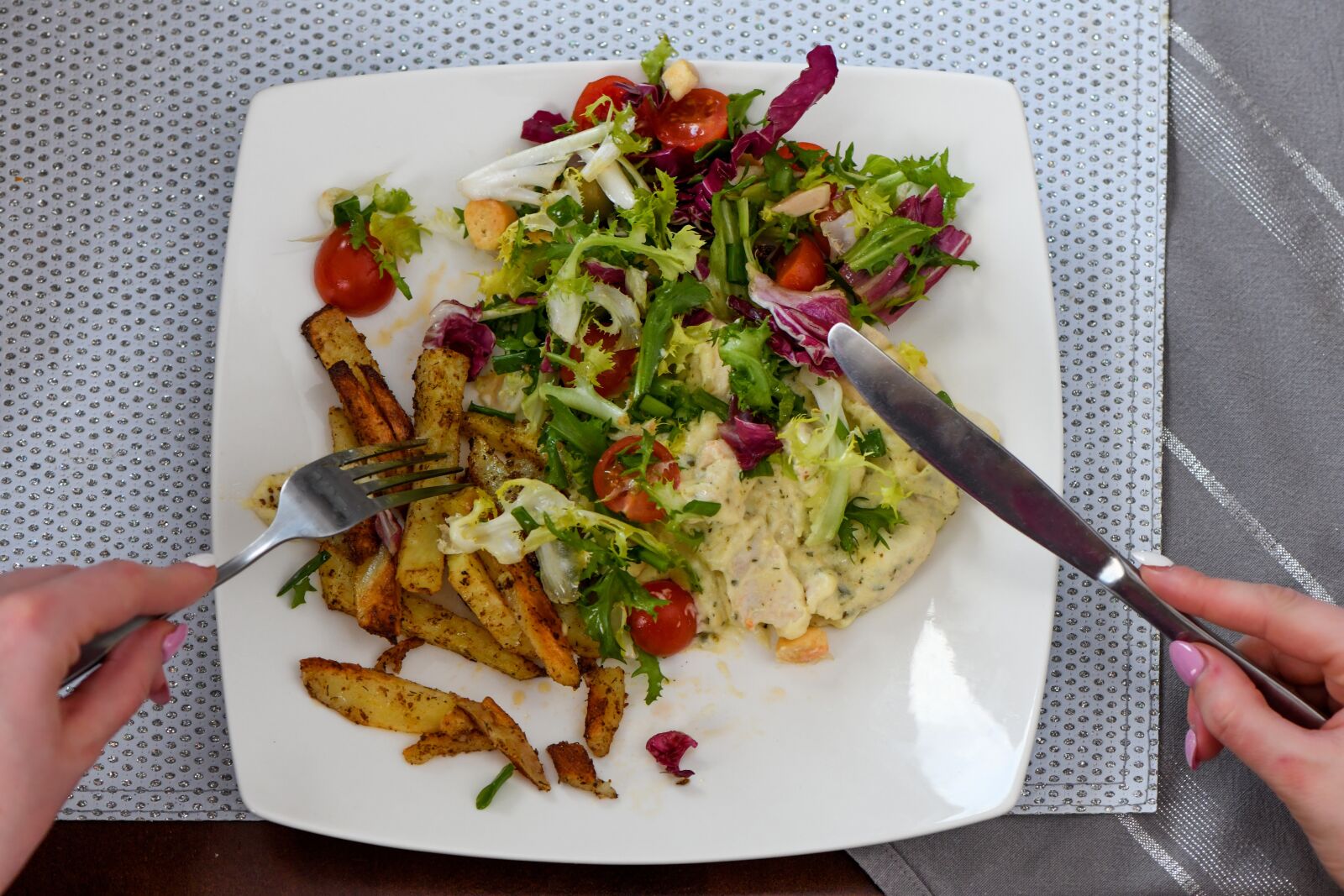 Nikon D850 sample photo. Eat, lunch, salad photography