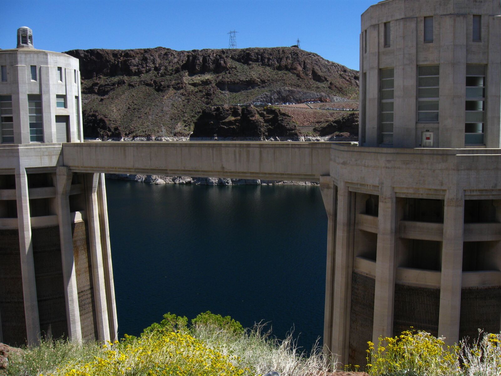 Canon PowerShot A590 IS sample photo. Dam, hoover dam, lake photography