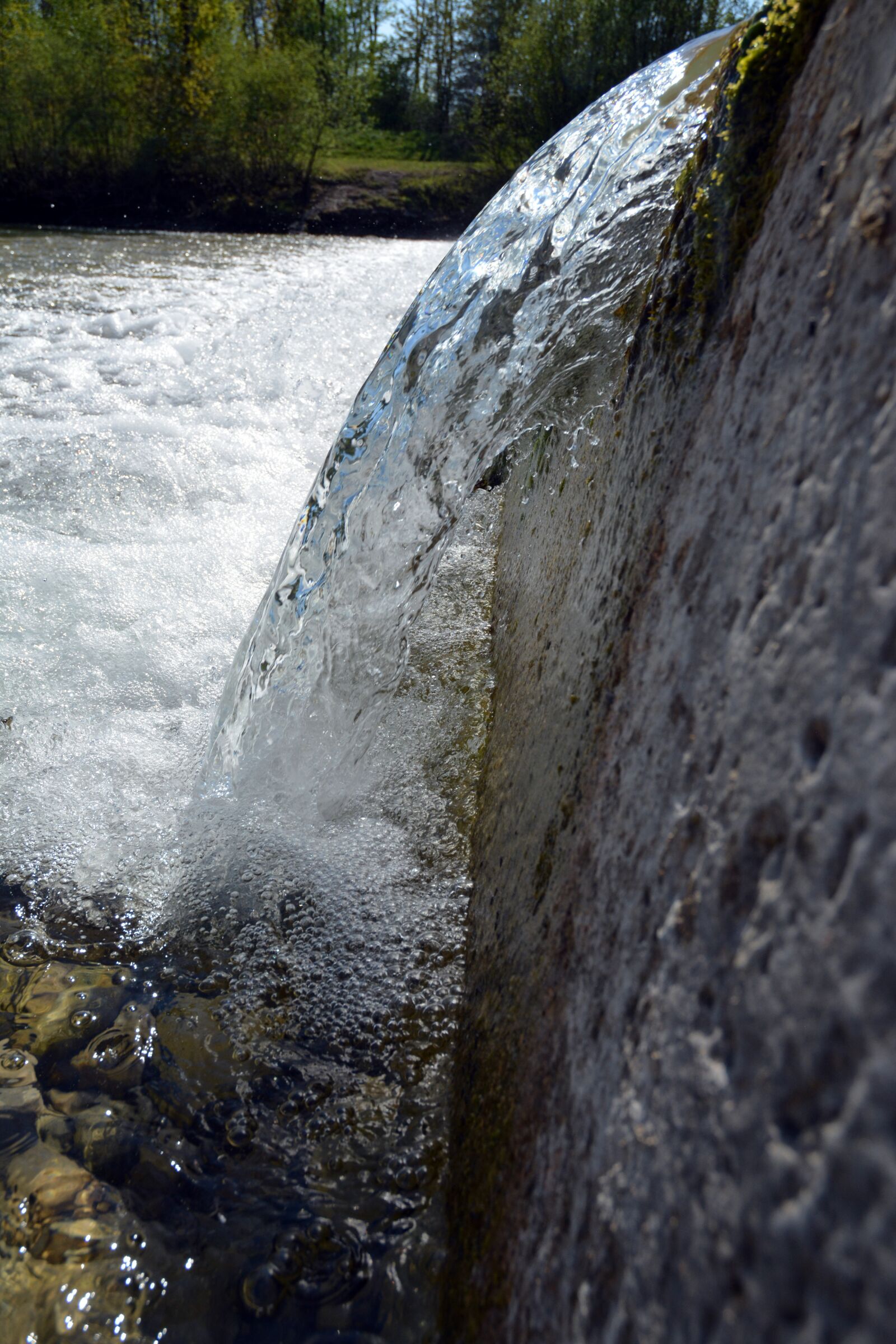 Nikon D5200 sample photo. Waterfall, h2o, pattern photography