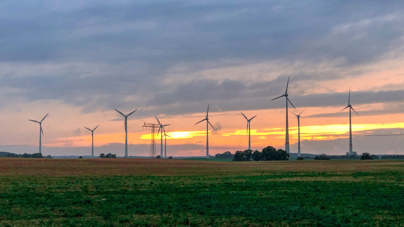iPhone X back dual camera 6mm f/2.4 sample photo. Wind power, renewable energy photography