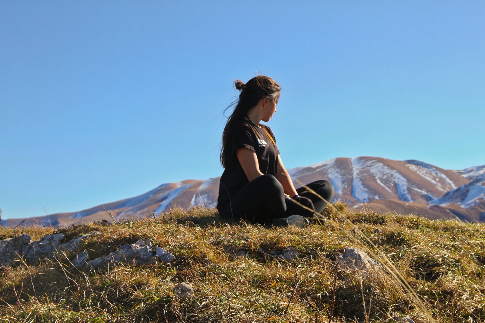 Canon EOS 7D sample photo. Girl, camping, mountain photography