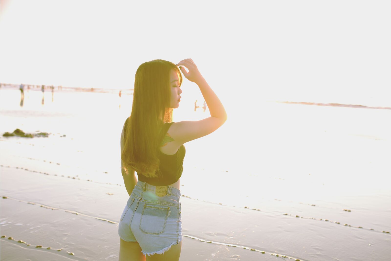 Canon EOS 5D Mark III sample photo. Girl, sunset, alone photography
