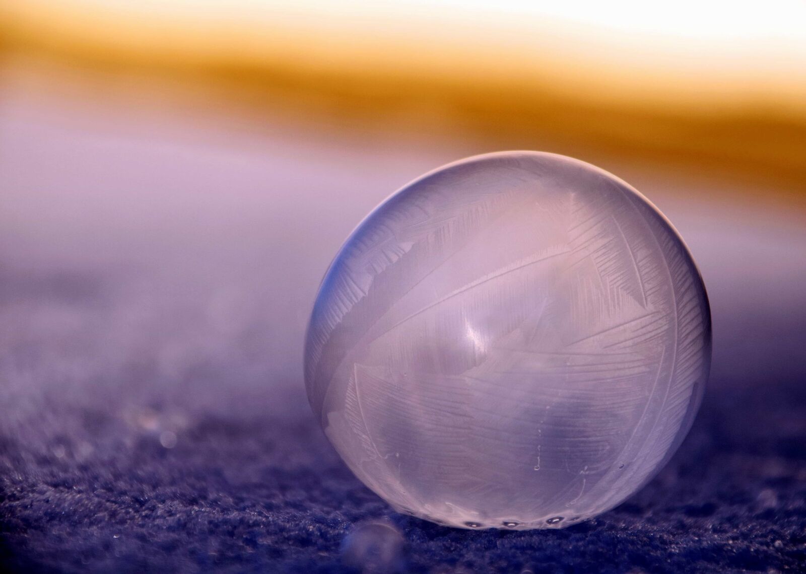 Nikon D3300 sample photo. Snow, sphere, sunset, nature photography