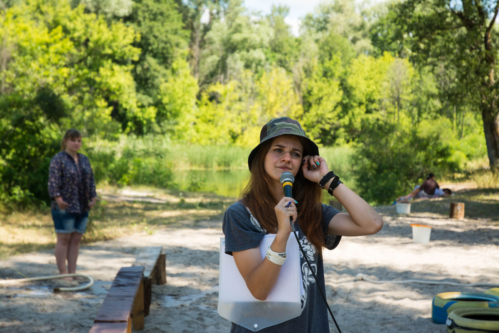 Nikon D7100 sample photo. Camp, dip, forest, pine photography