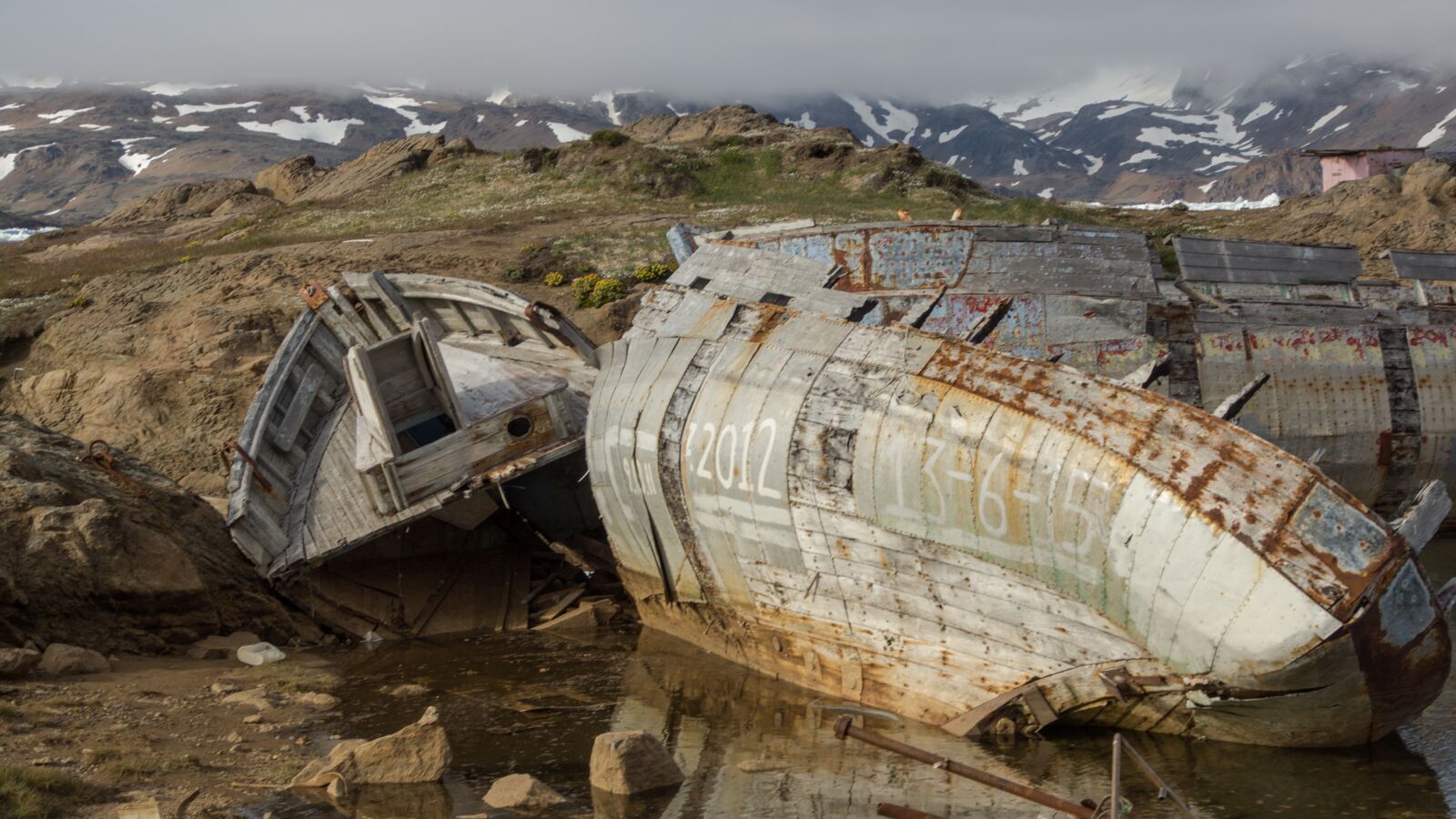 Tamron 16-300mm F3.5-6.3 Di II VC PZD Macro sample photo. Boat, old, greenland photography